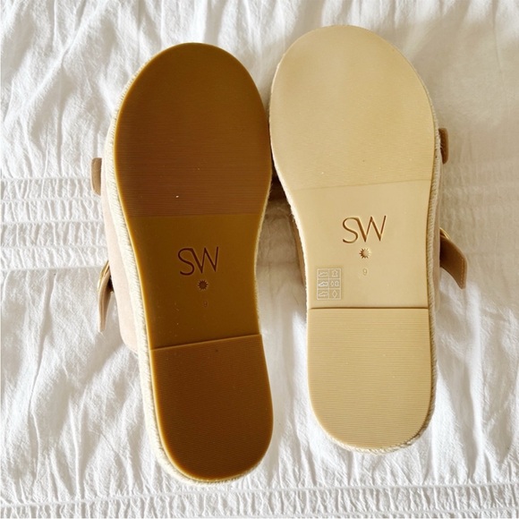 NWT STUART WEITZMAN Espadrille Flat Slide Size 9 - Picture 8 of 14
